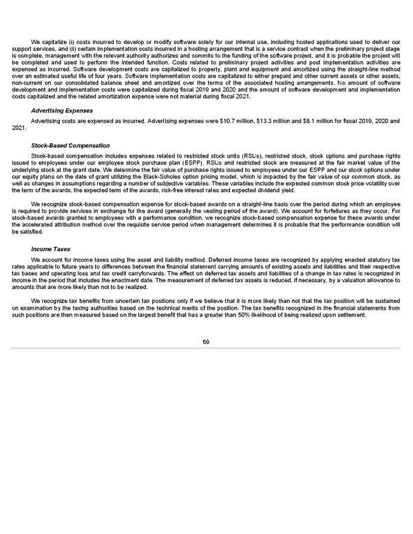 Annua lReport - Page 69